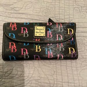 Dooney and Bourke Wallet Brand New Multi Color